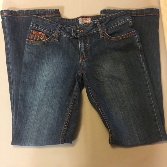 NOBO No Boundaries Jeans Jr Size 5; Blue with Embellishments - Picture 6 of 12